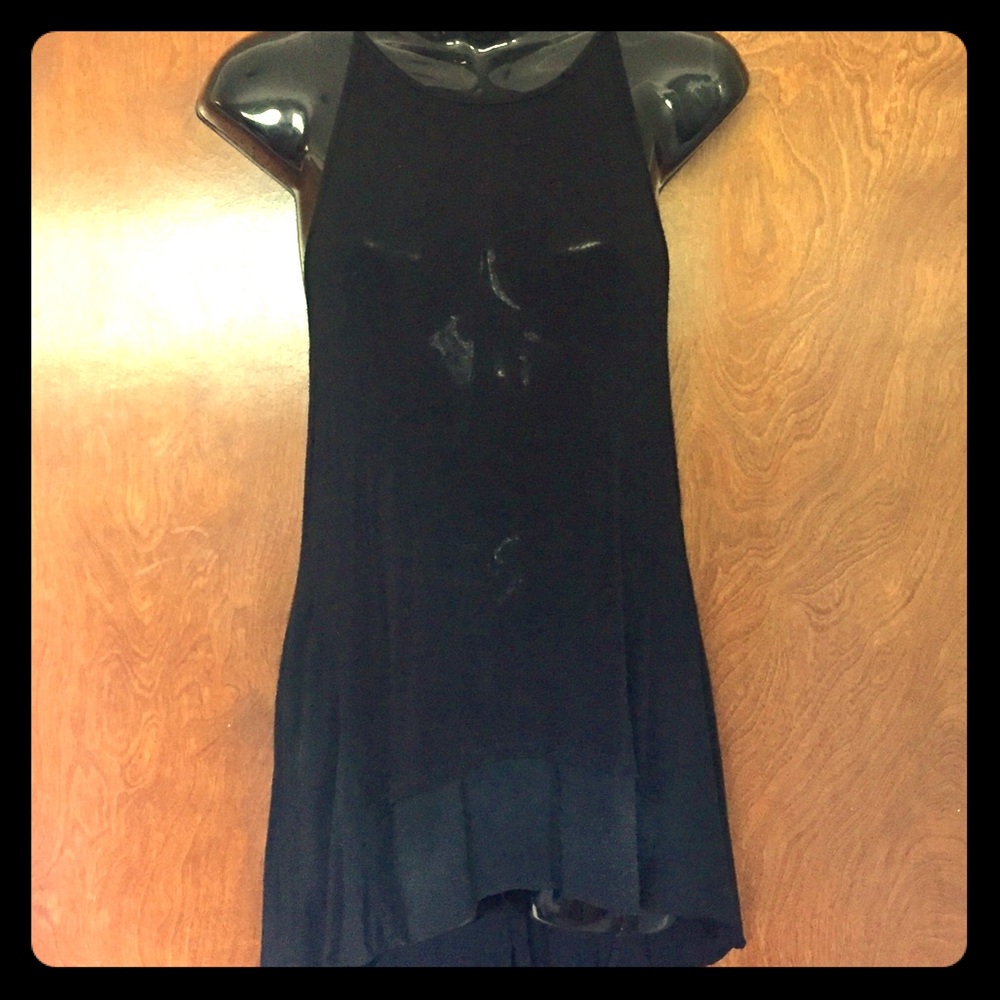 UO Kimchi Blue sheer racerback tunic/mini dress